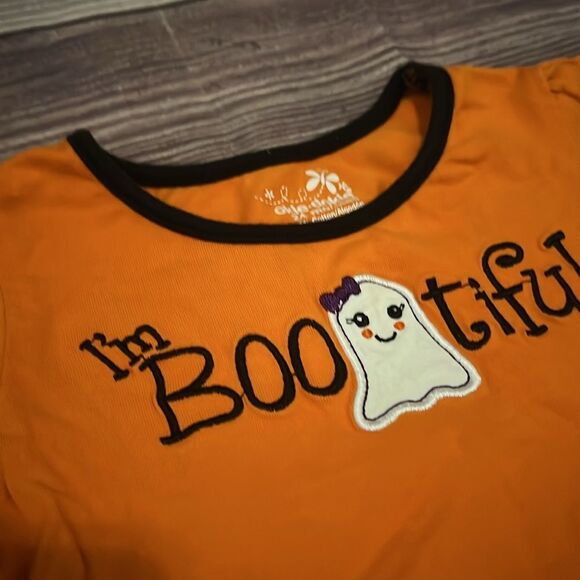 Okie Dokie “I’m BOOtiful” Halloween Shirt Toddler Girls 24 Months Orange Black - Picture 5 of 5
